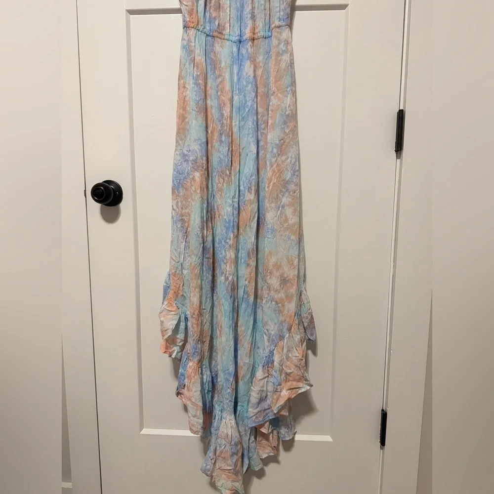 Tiara Hawaii riveria dress off the shoulder tyedye